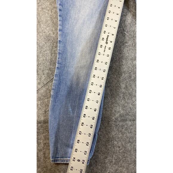 Lucky Brand Jeans Women’s Size 27 Blue Button Fly High Rise Skinny Bridgette - Picture 5 of 10